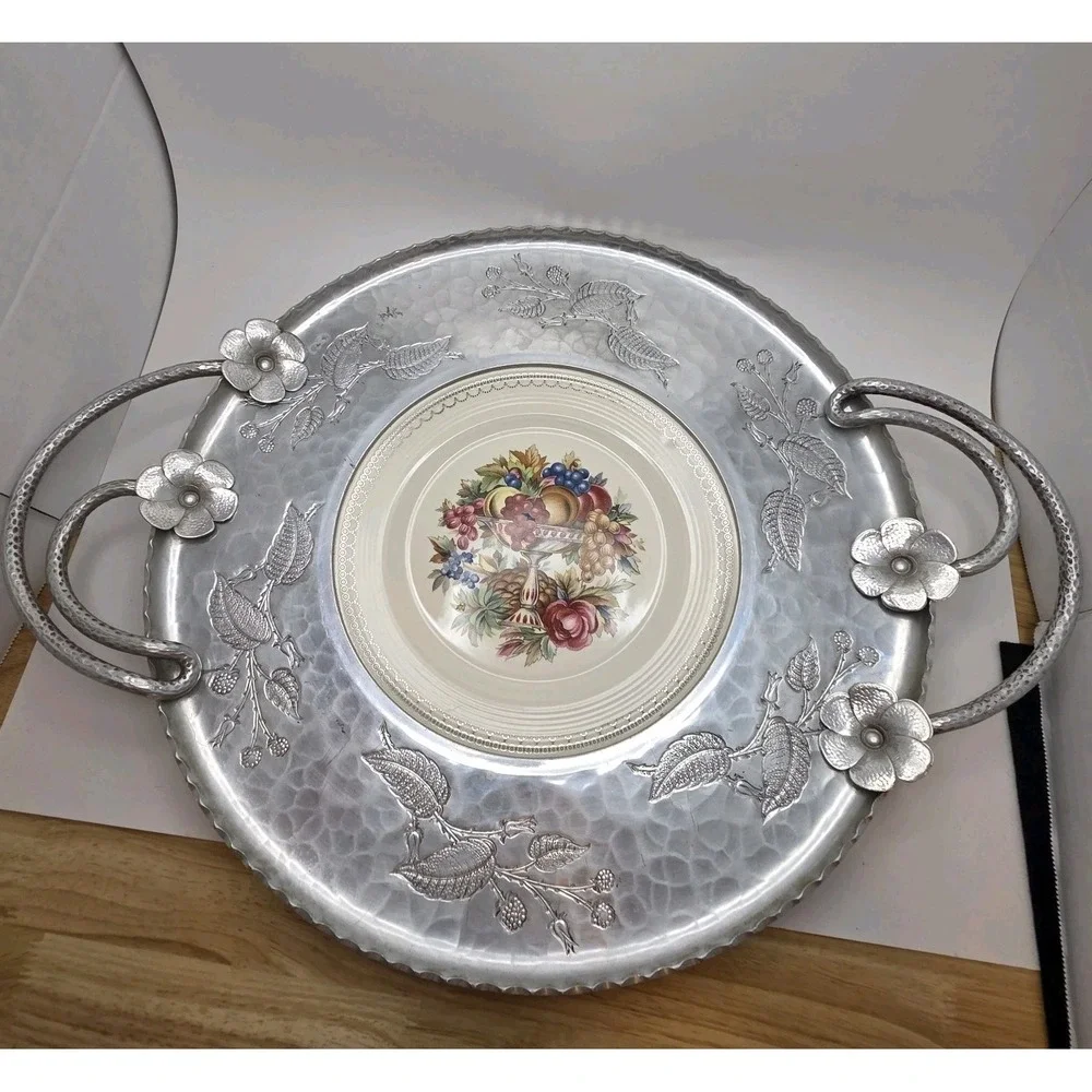 Vintage‎ Triumph Limoges Imperial Victorian 22 K White Gold made for Farberware